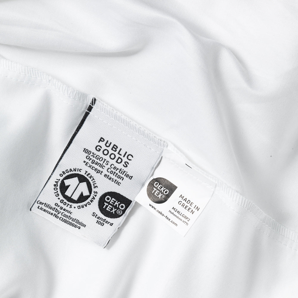 Organic Cotton White Duvet Cover